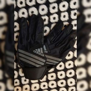 Youth's Adidas Triple Stripe Batting Gloves (Sz: M